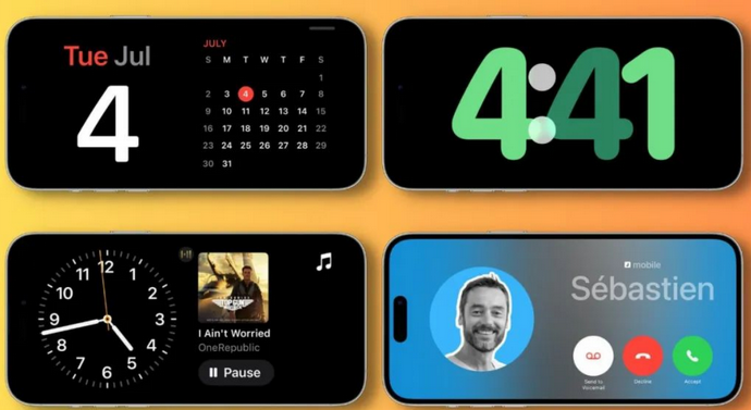 禹州苹果手机维修分享iOS17横屏充电待机显示有什么好处 