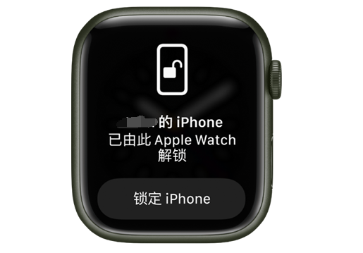 禹州苹果手机维修分享用 AppleWatch 解锁配备面容 ID 的 iPhone方法 